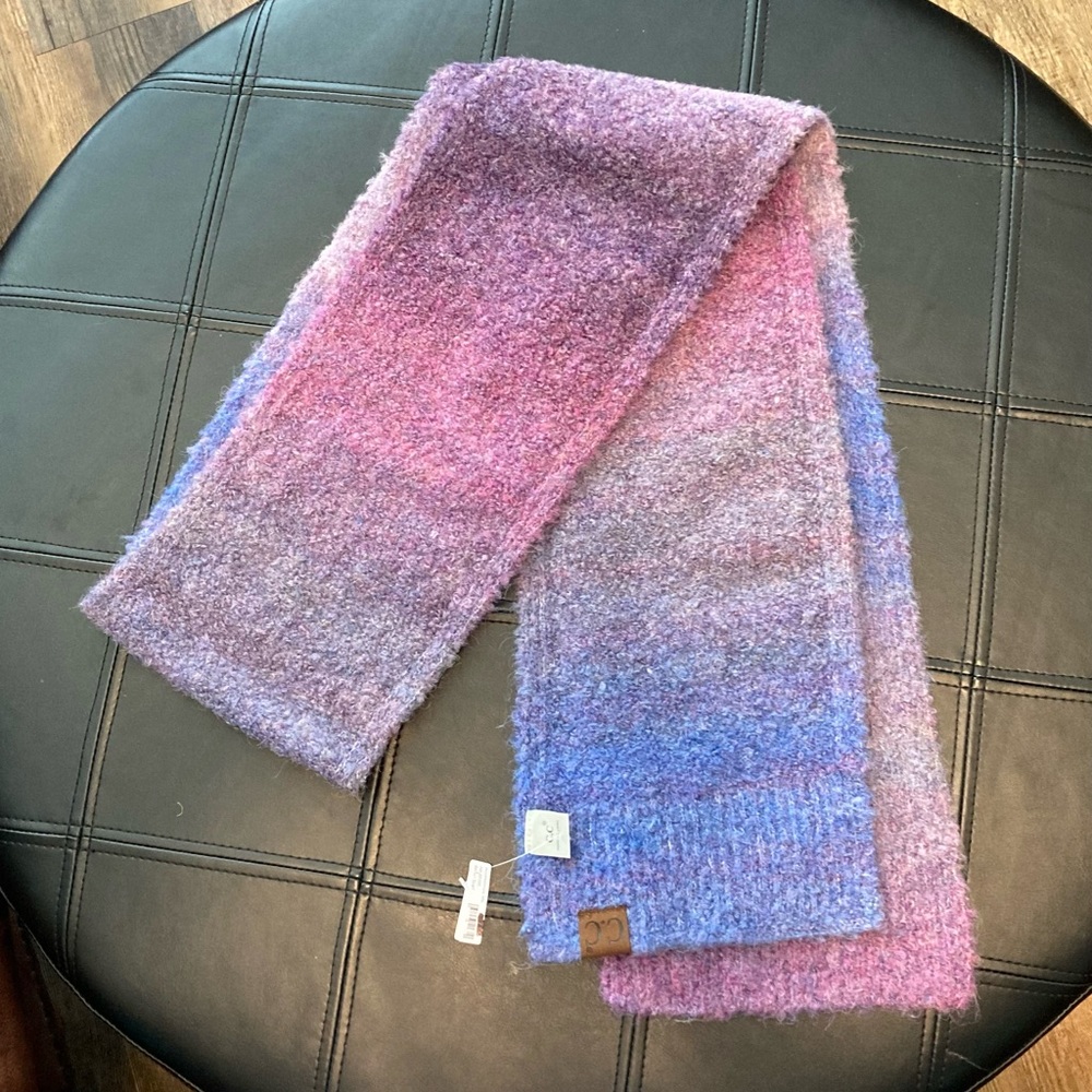 Purple Ombré C.C. Scarf
